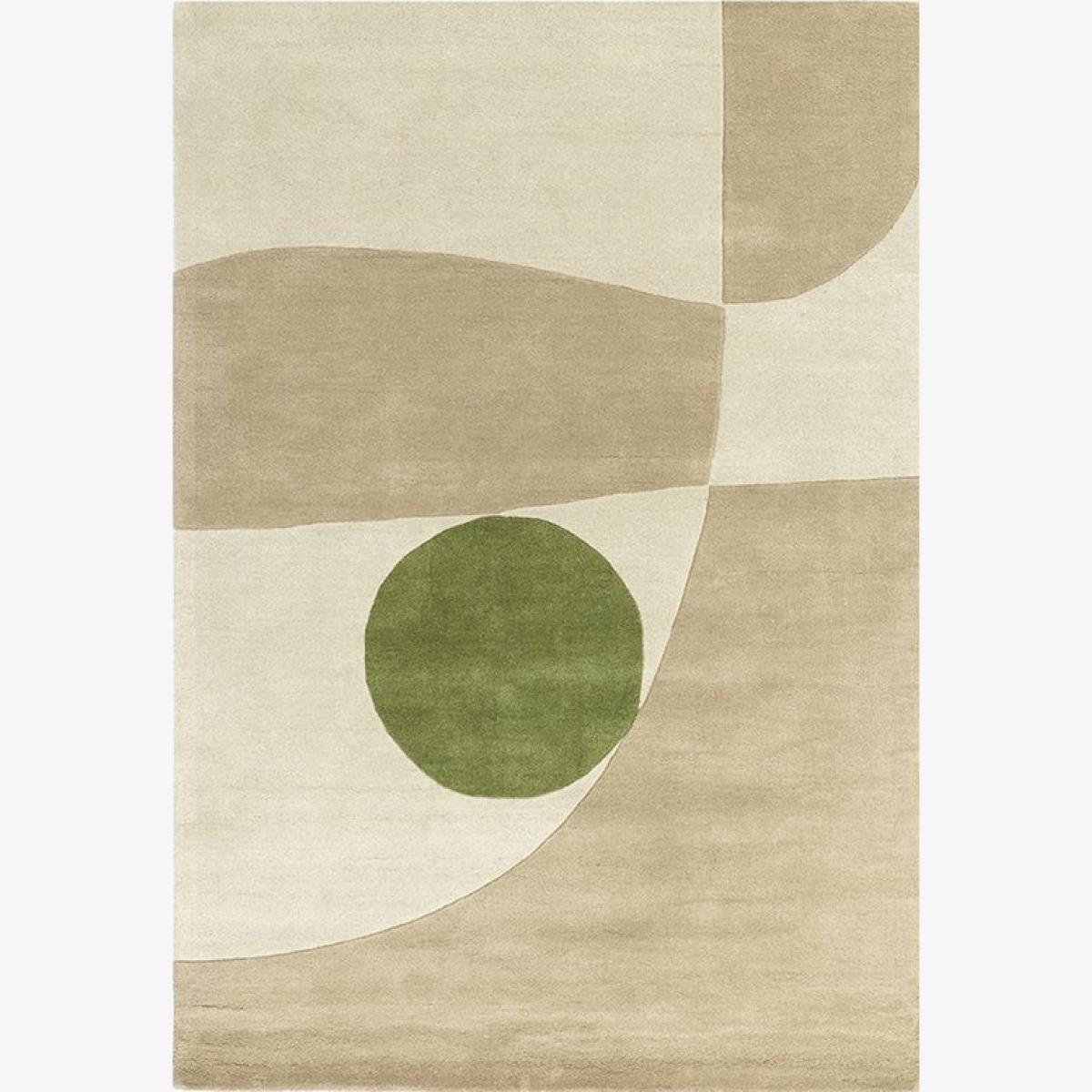Mossburn Hand Tufted Rug, Taupe Rug Size: 160 x 230cm Modern Designed Rugs, Colourful Contemporary Rug