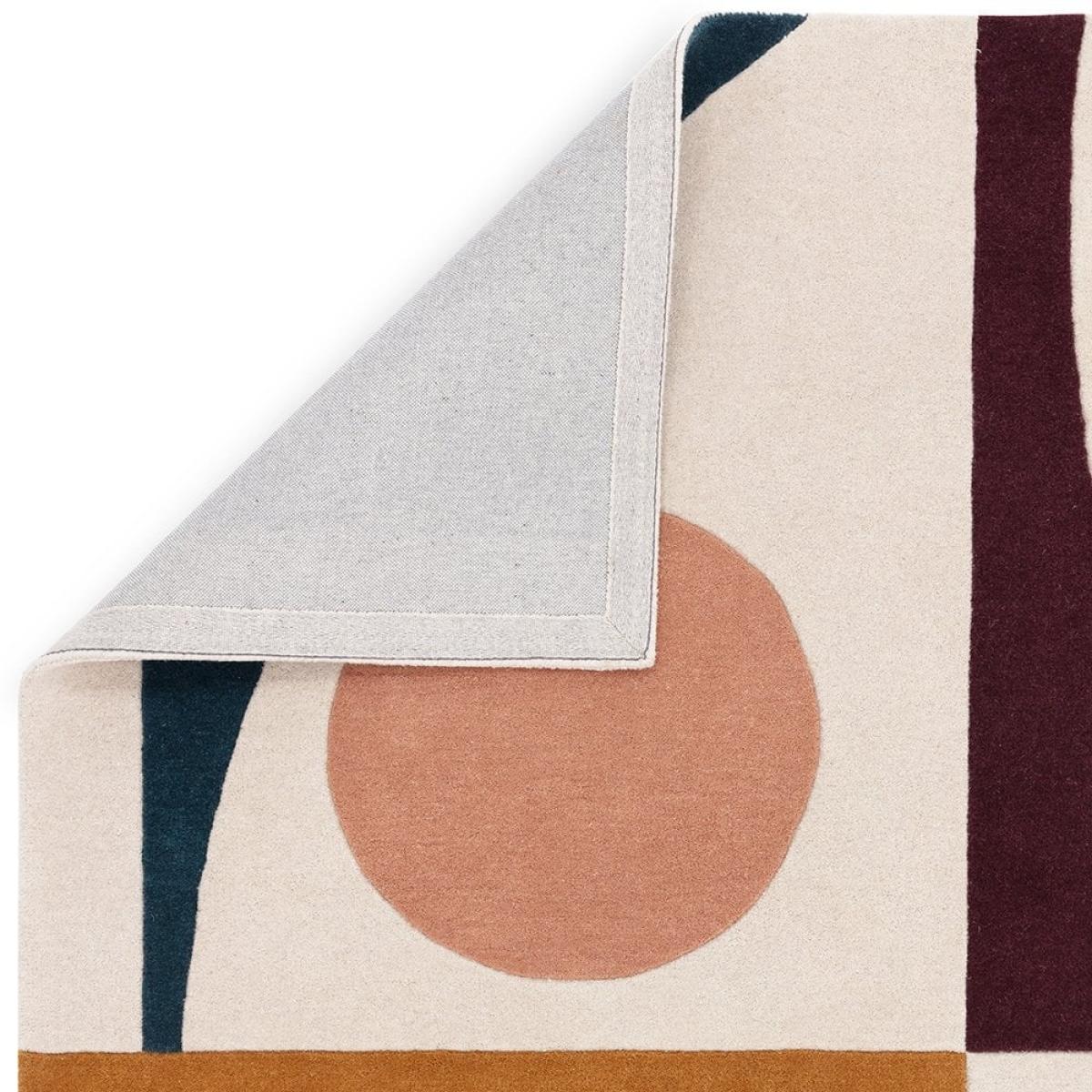£40  Off  Kinetic Hand Tufted Rug, Multicolour Rug Size: 160 x 230cm Modern Designed Rugs, Colourful Contemporary Rug – image 5