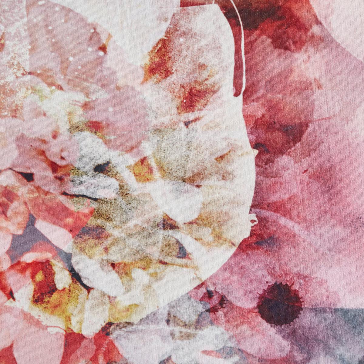 Michelle Collins Floral Rose and Black Rug Rose (Pink) – image 3