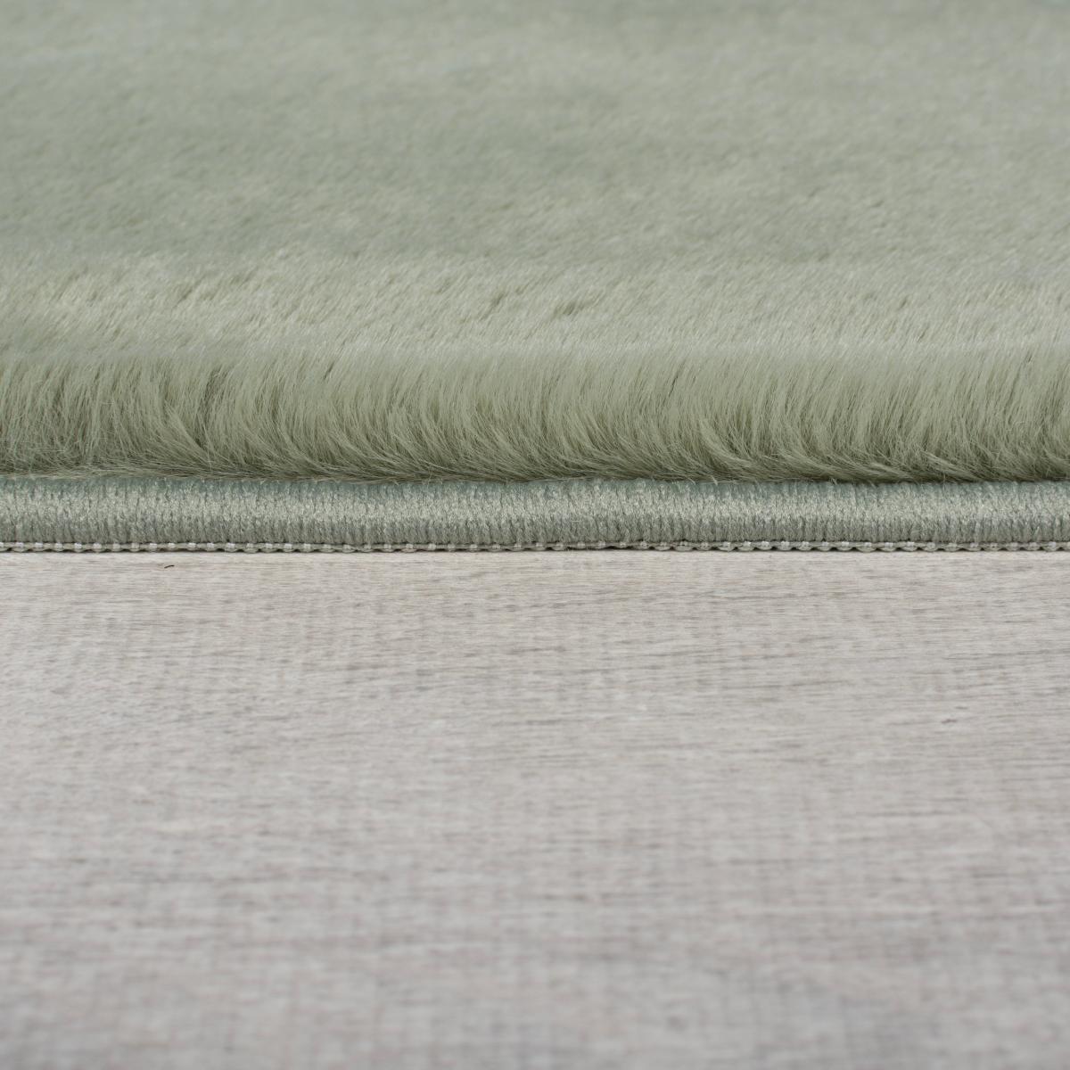 Supersoft Double Pelt Faux Fur Rug Supersoft Dark Sage – image 4