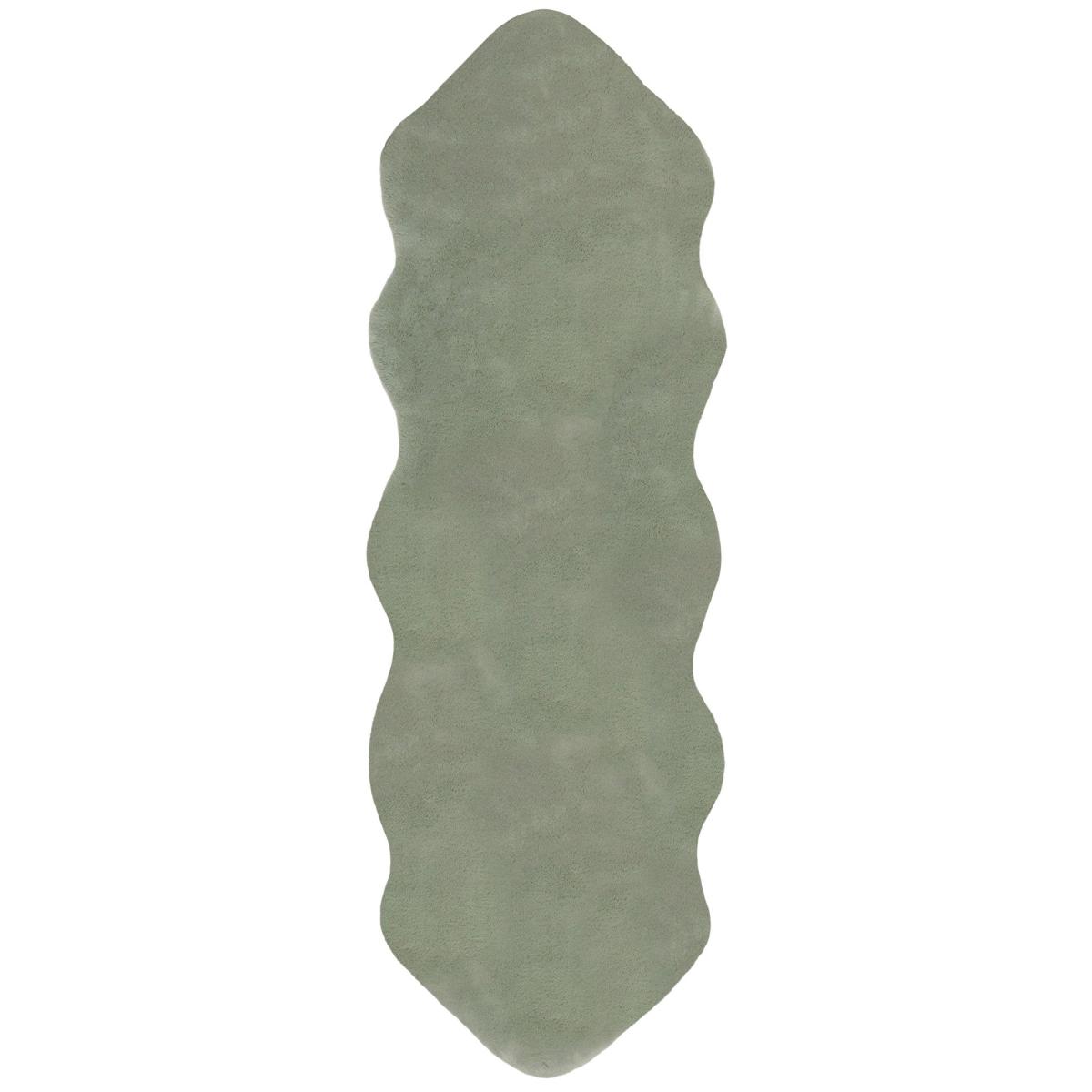 Supersoft Double Pelt Faux Fur Rug Supersoft Dark Sage – image 5