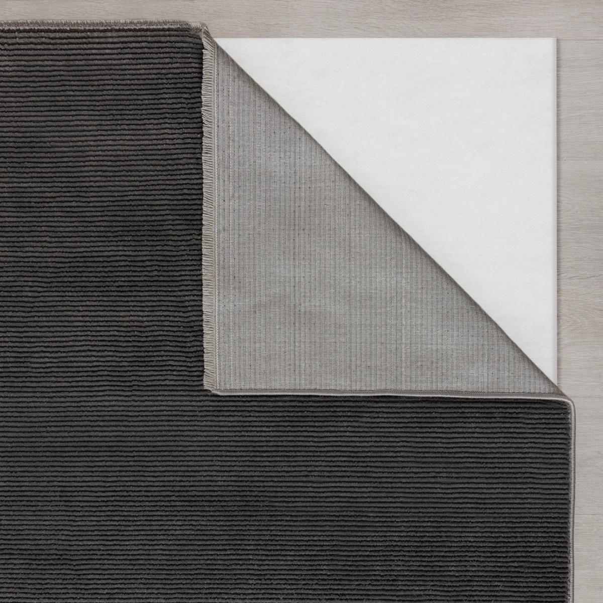 PractiRug Glaze Washable Recycled Rug Charcoal – image 5