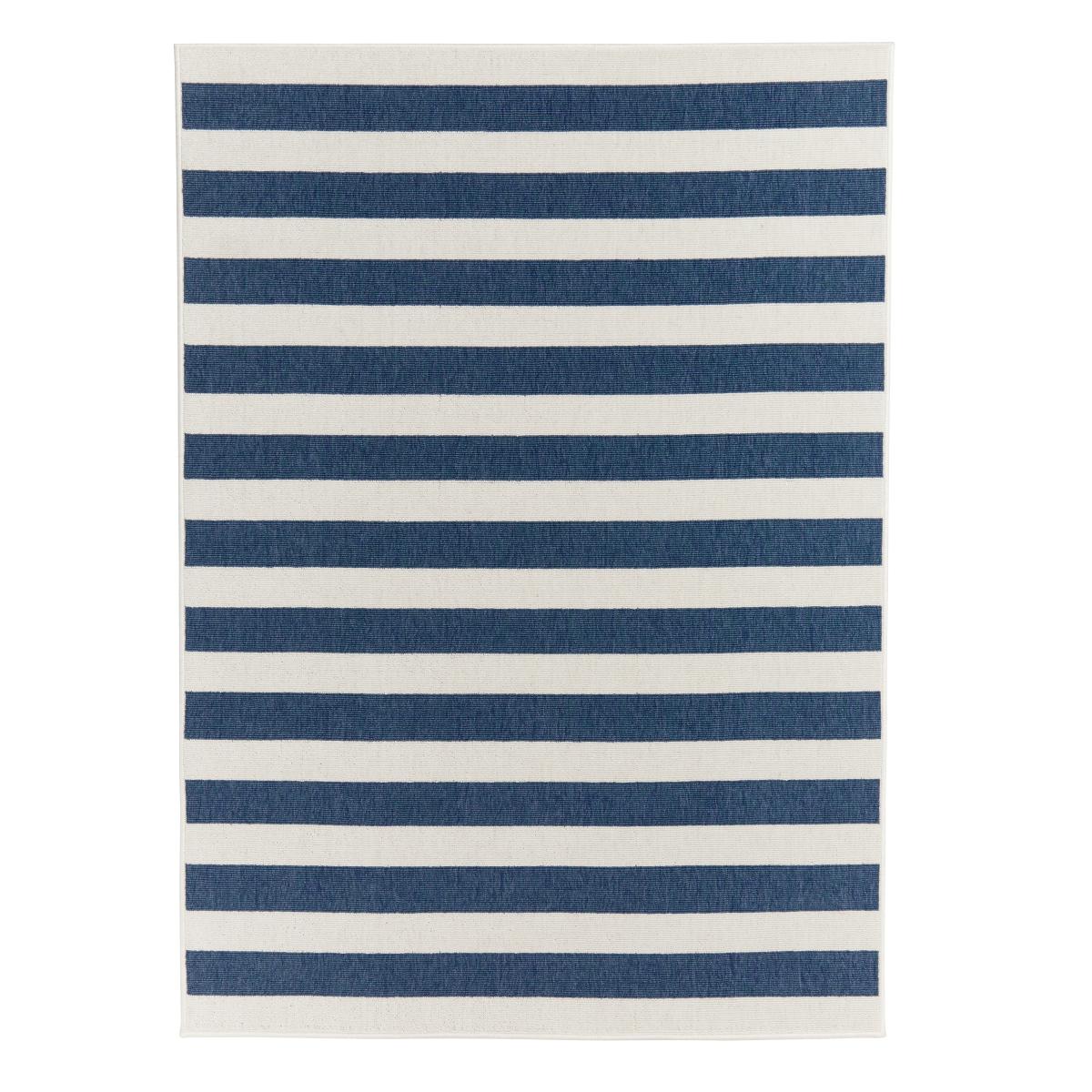 Nautical Stripe Indoor Outdoor Rug Navy – image 2