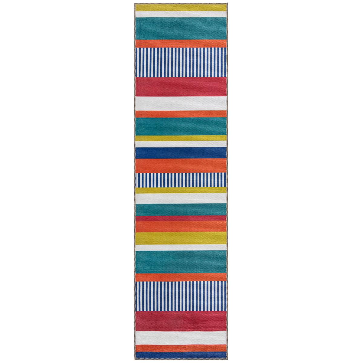 PractiRug Dixie Striped Washable Runner MultiColoured – image 2