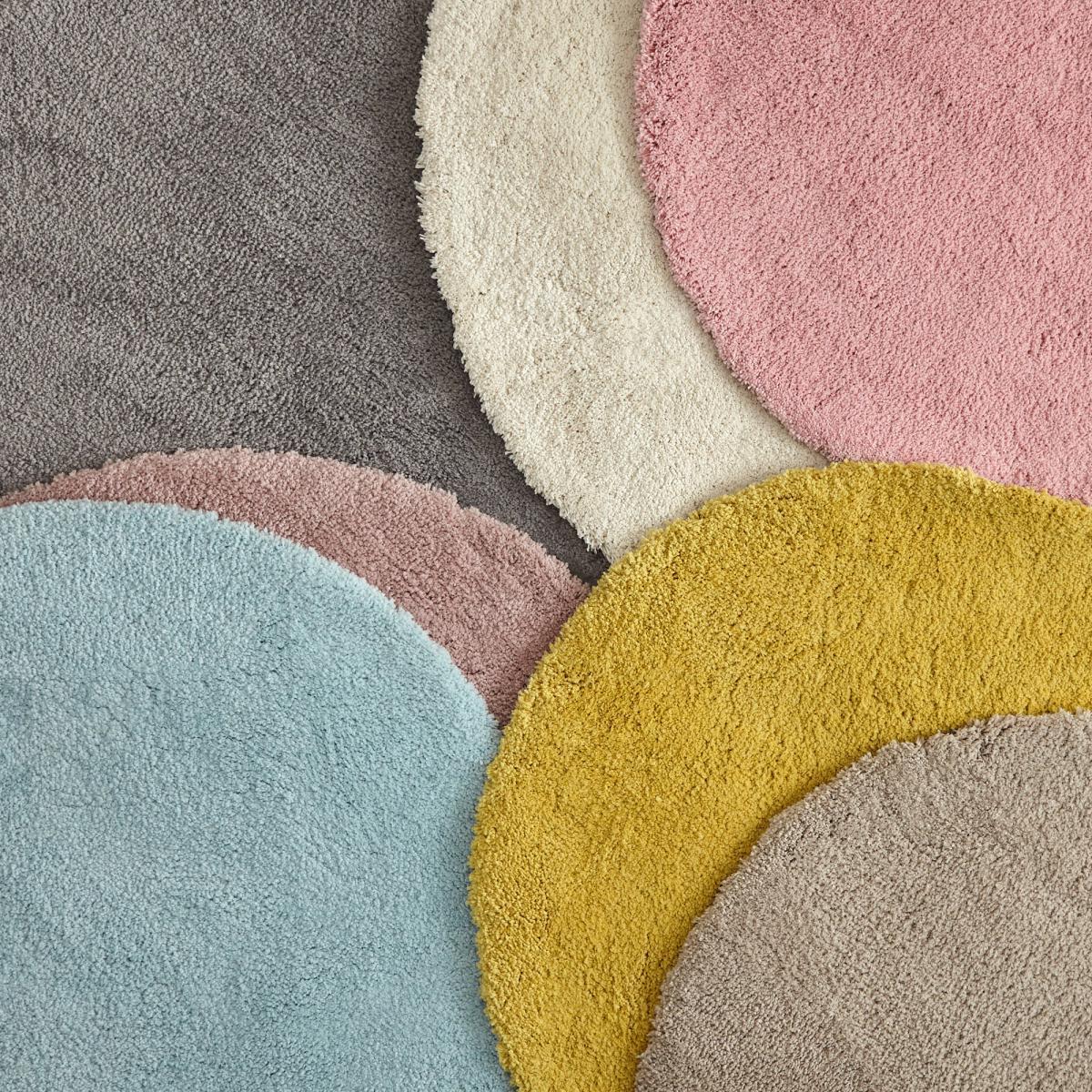 Teddy Bear Circle Rug Taupe – image 2