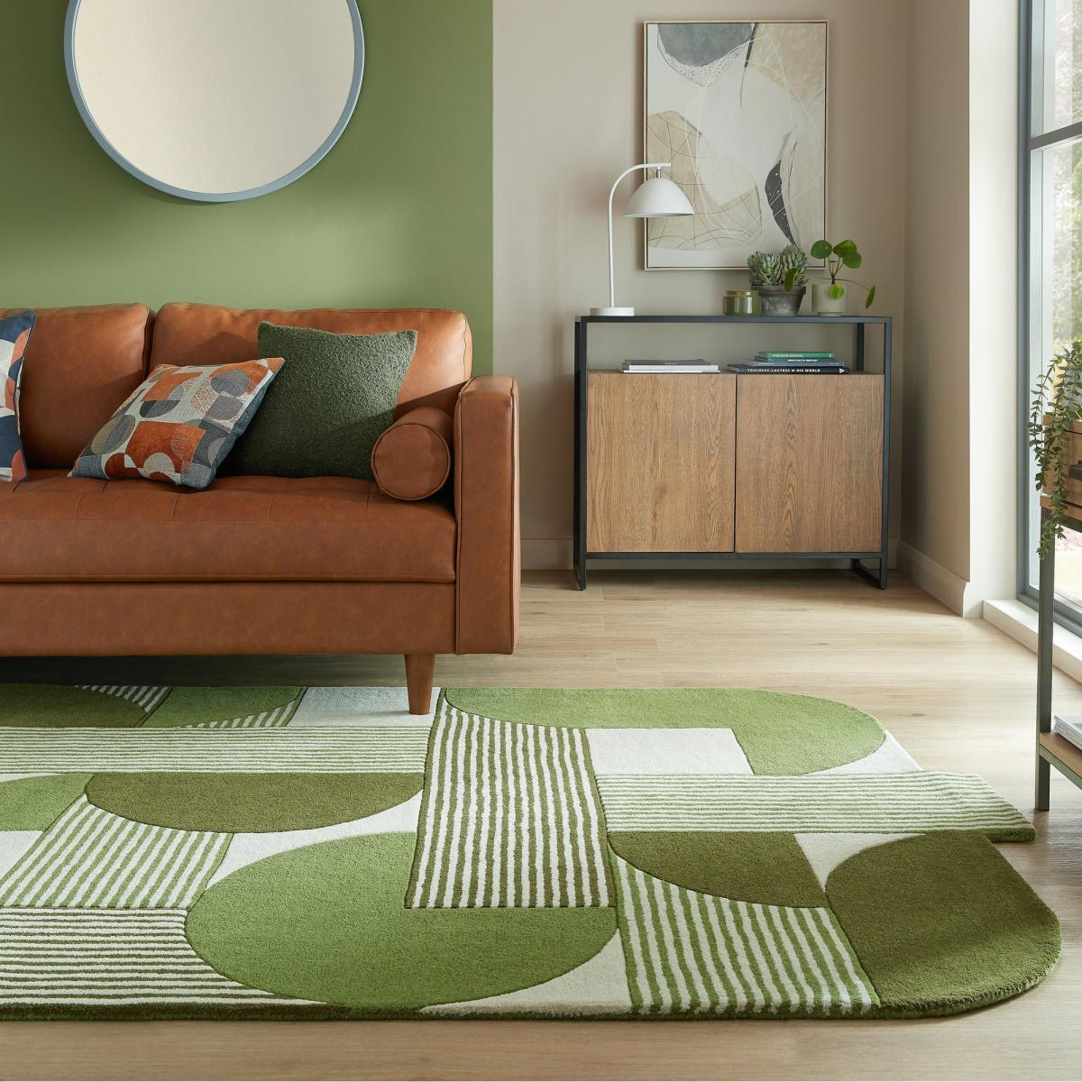 Elements Viggo Wool Rug Olive – image 2