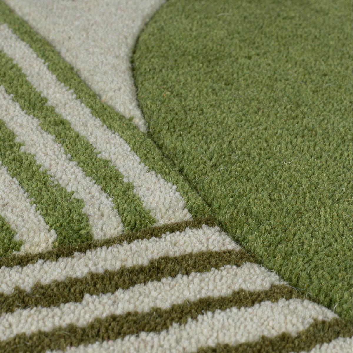 Elements Viggo Wool Rug Olive – image 3