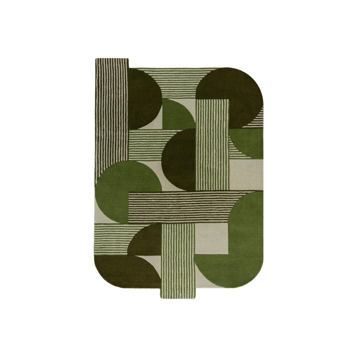 Elements Viggo Wool Rug Olive – image 1