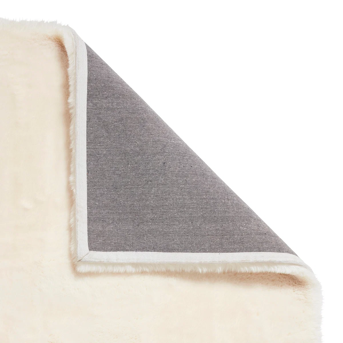 Super Teddy Rectangle Rug White – image 4