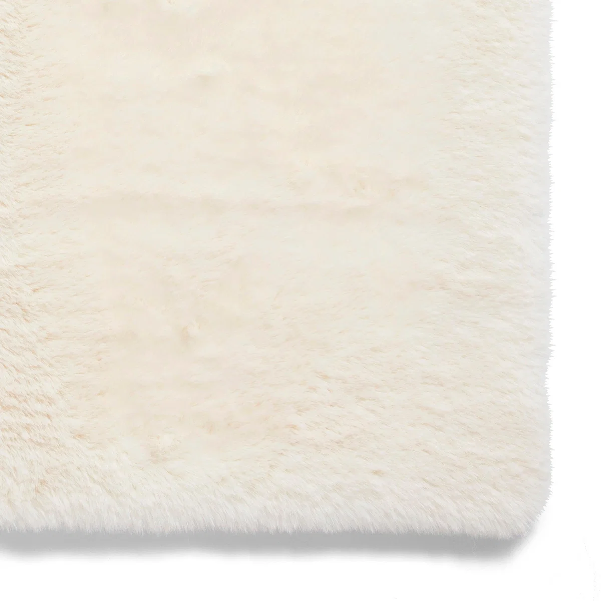 Super Teddy Rectangle Rug White – image 5