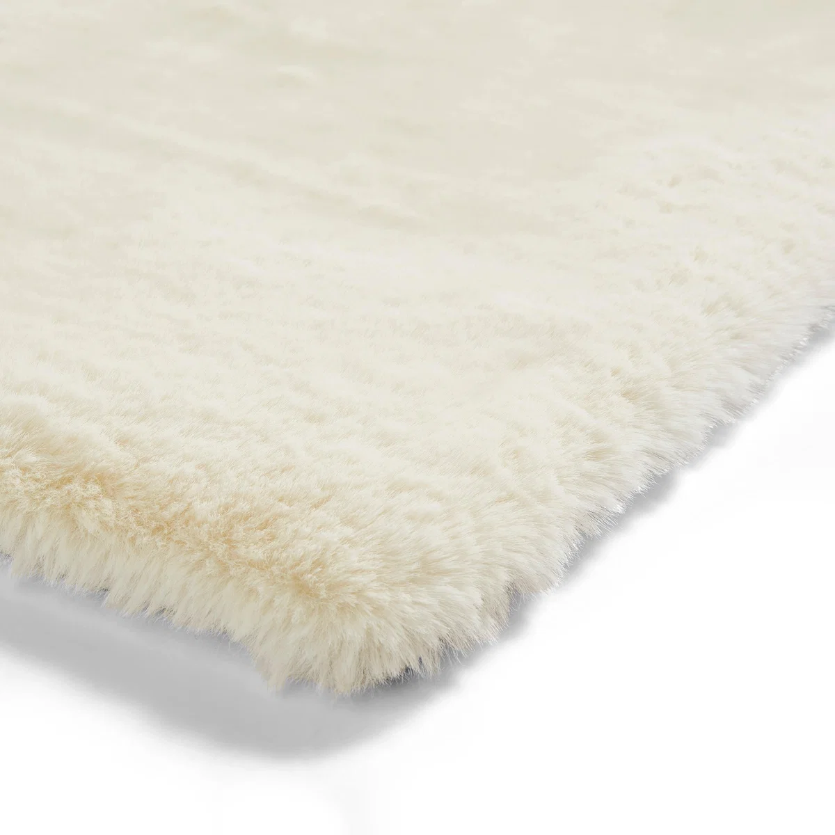 Super Teddy Rectangle Rug White – image 7