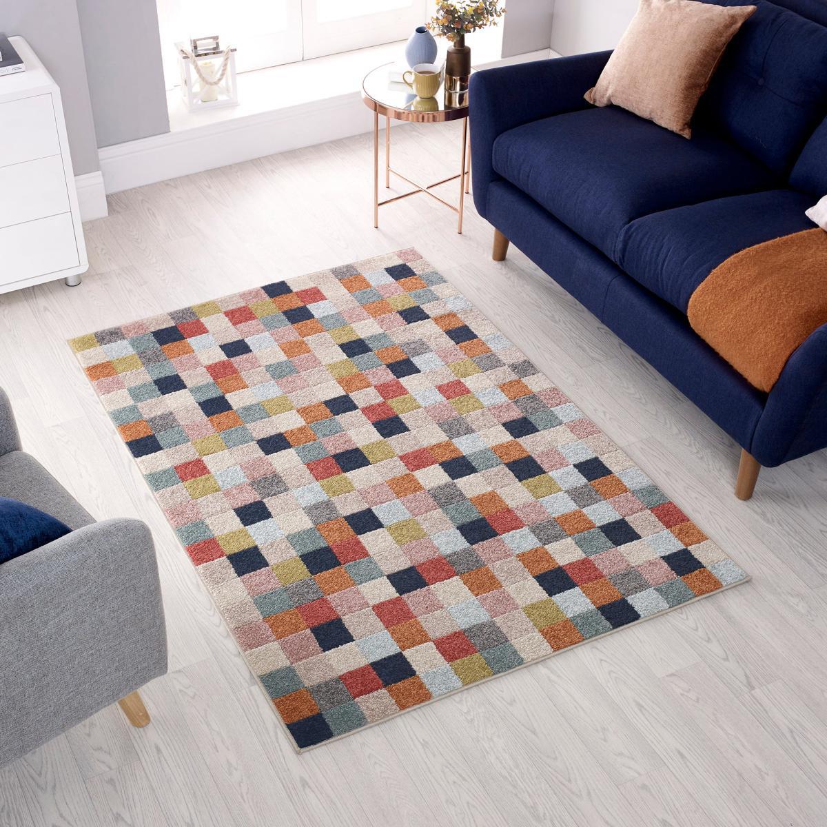 Urban Squares Rug MultiColoured – image 1