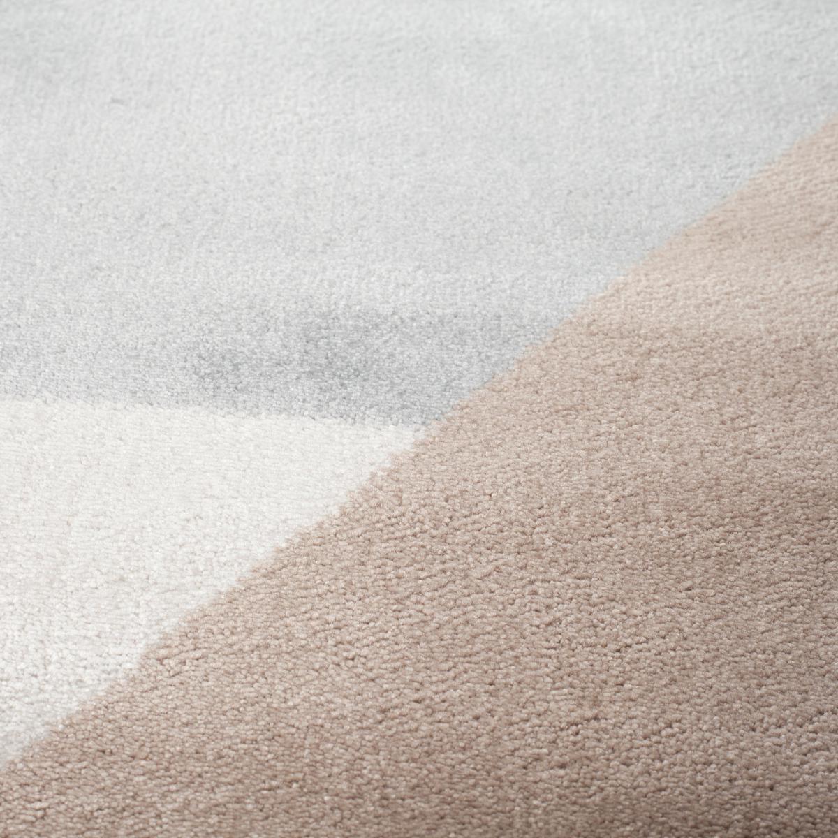 Gabriel Shaped Rug Blue and Brown – image 3