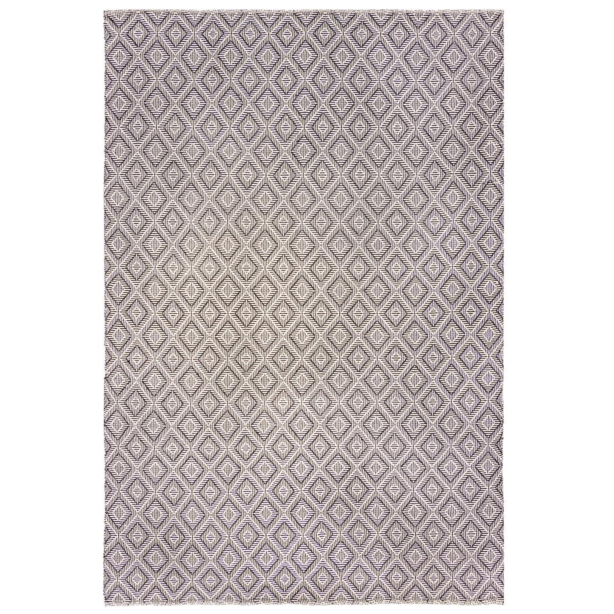 Taylor Diamond Rug Black and White – image 2