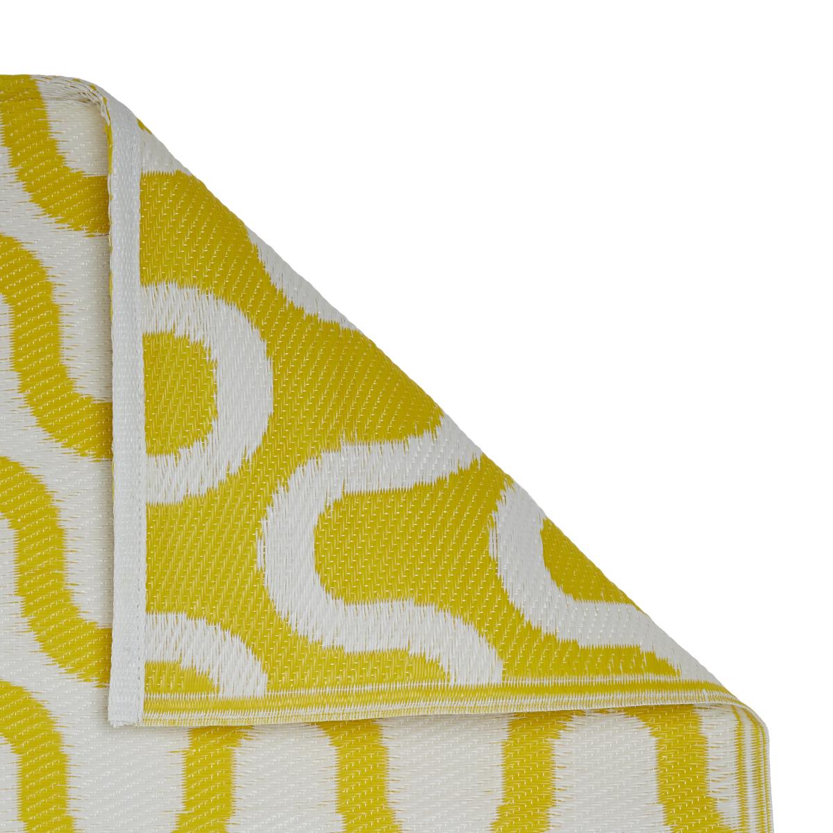 Wave Garden Mat Yellow/White – image 3