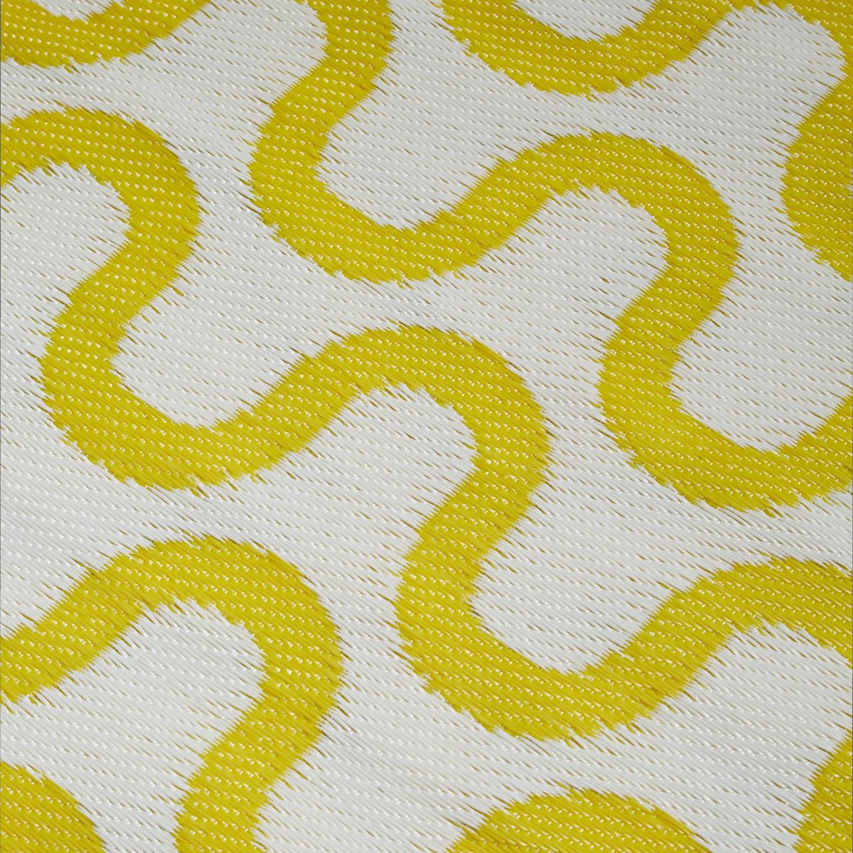 Wave Garden Mat Yellow/White – image 4
