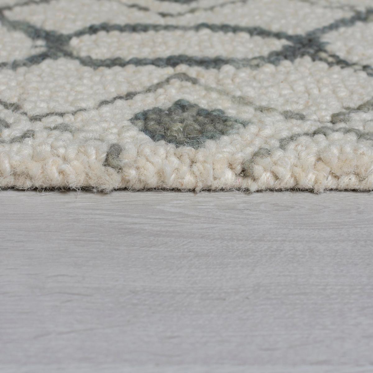 Pietro Geometric Rug Beige and Blue – image 4
