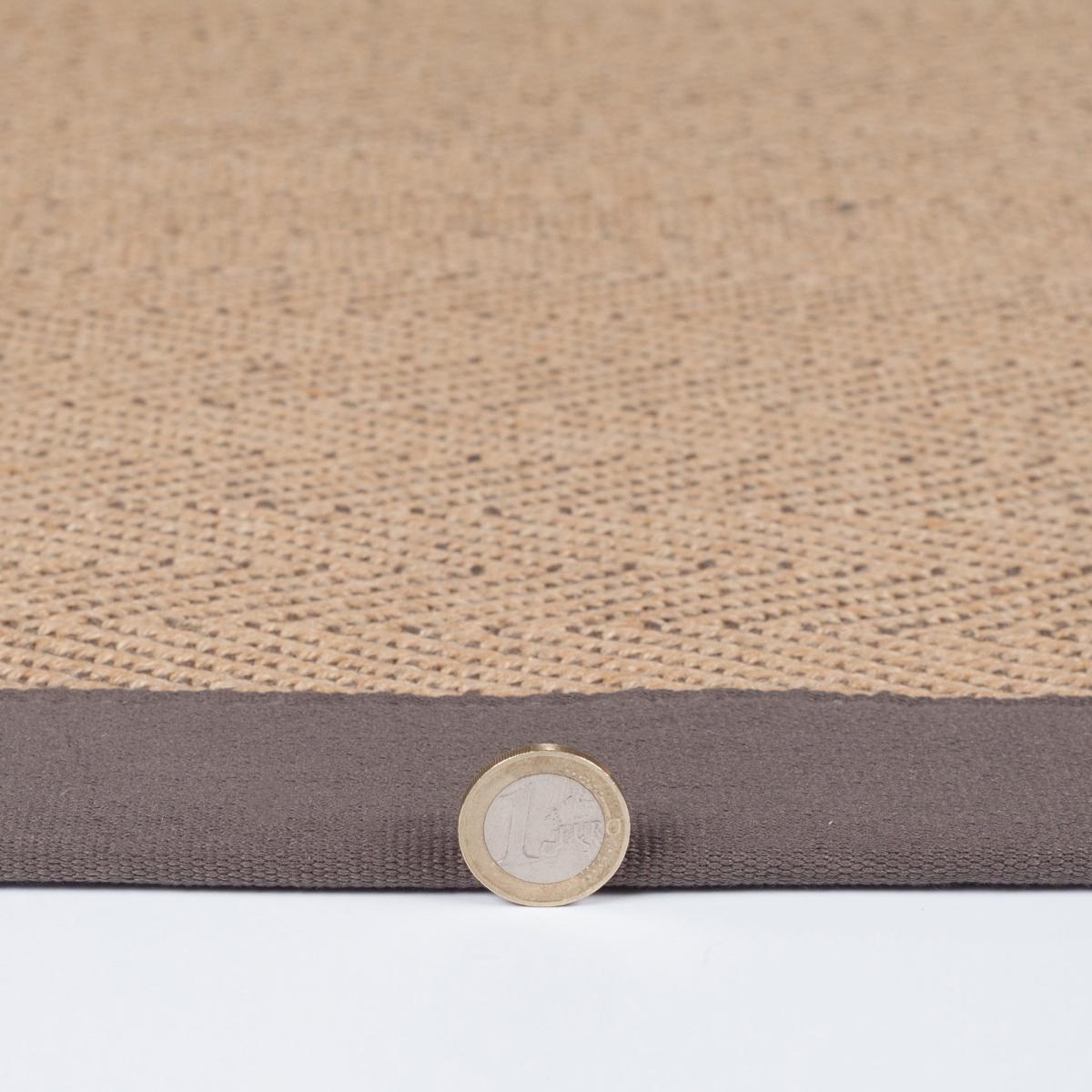 Natural Fibre Herringbone Rug Herringbone Fibre Grey and Natural – image 3