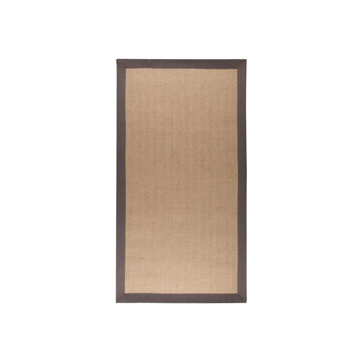 Natural Fibre Herringbone Rug Herringbone Fibre Grey and Natural – image 1