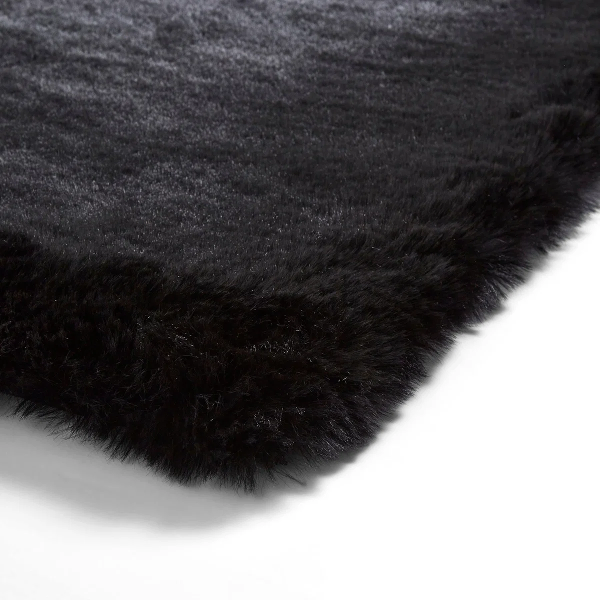 Super Teddy Rectangle Rug Black – image 7
