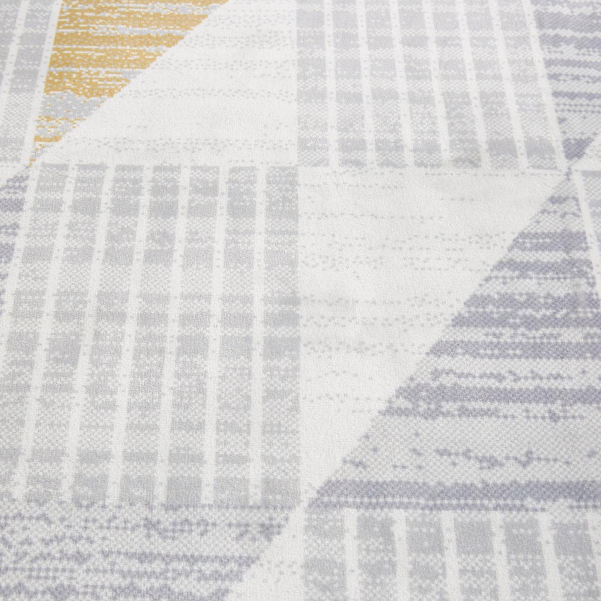 Geo Printed Washable Rug Ochre – image 2