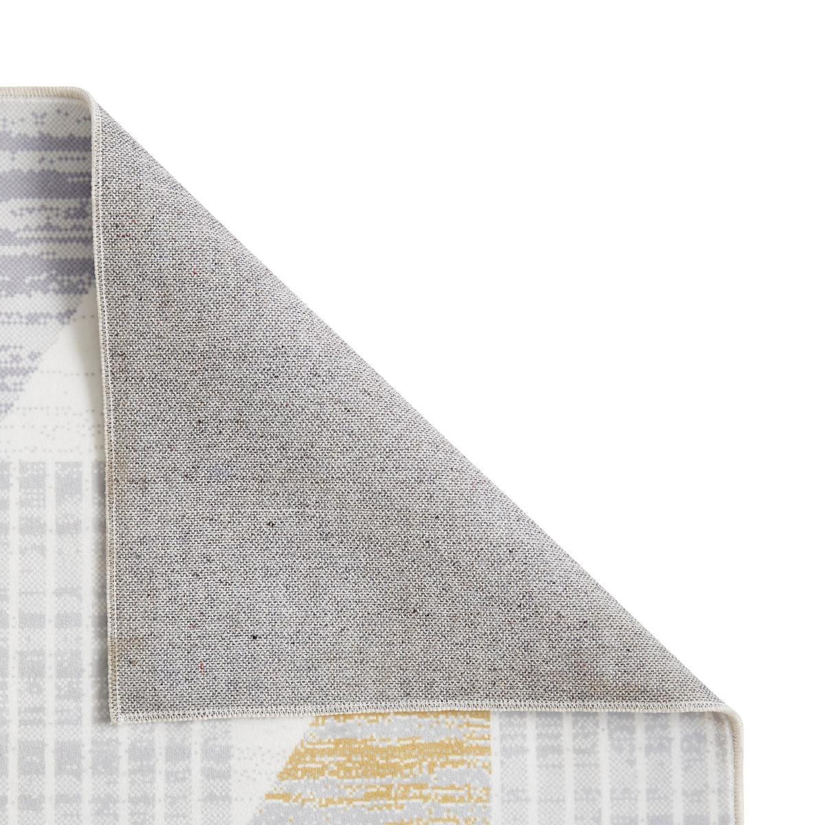 Geo Printed Washable Rug Ochre – image 3