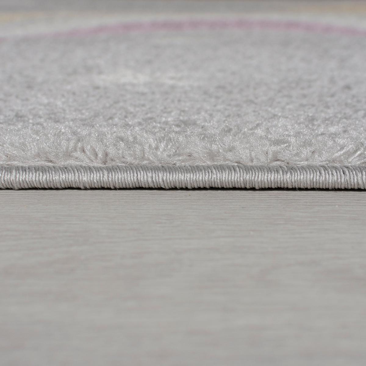 Rainbow Star Rug Grey, White and Yellow – image 3