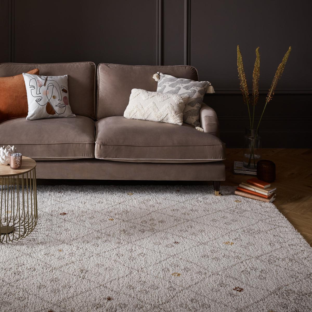 Mona Morrocan Berber Rug Brown – image 1