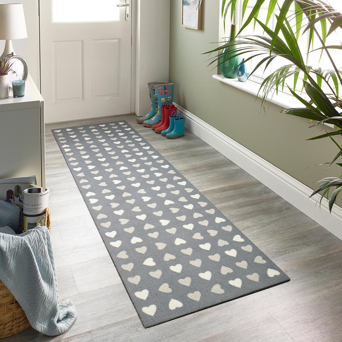 Marvel Washable Runner Grey and White – image 1