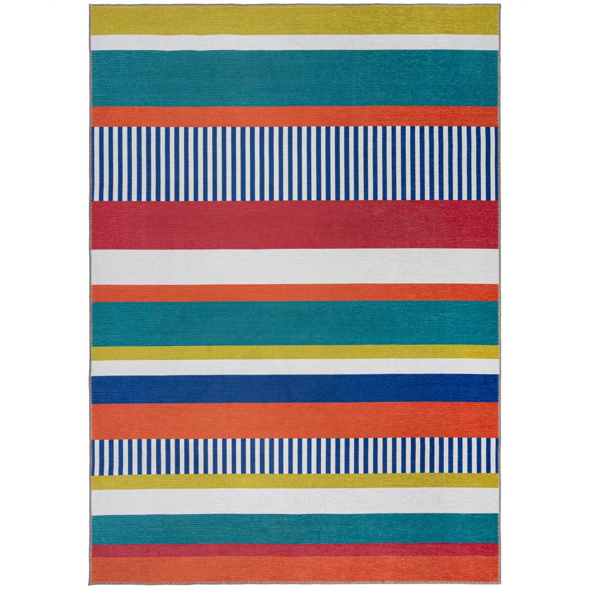 PractiRug Dixie Striped Washable Rug MultiColoured – image 2