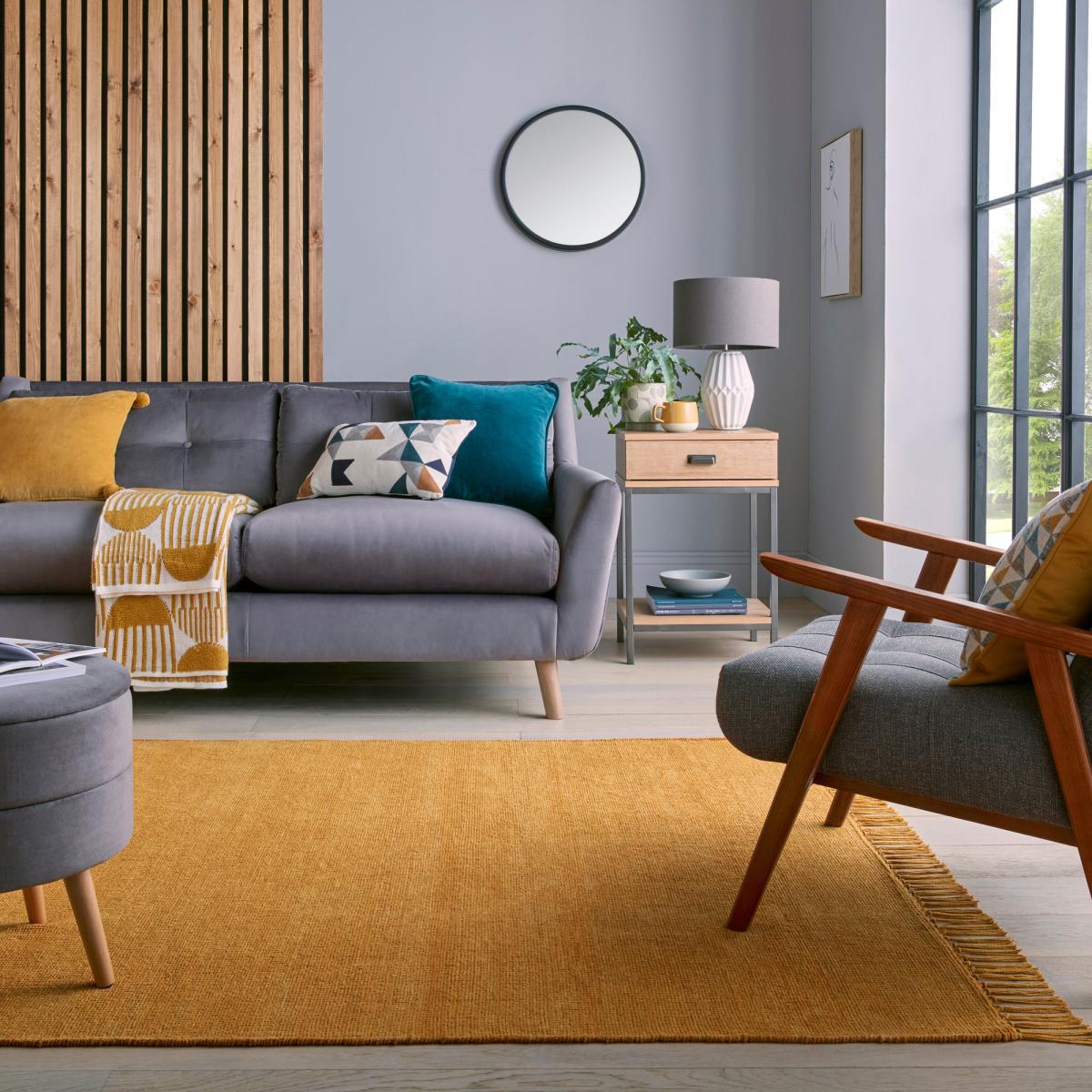 Quinn Chenille Rug Yellow – image 1