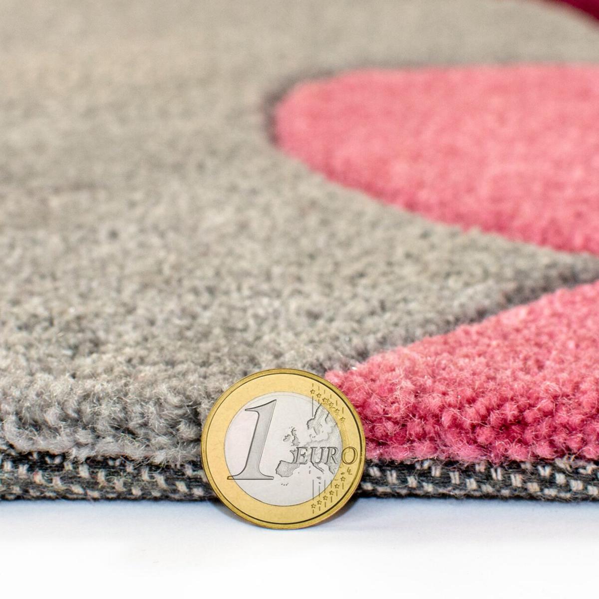 Blossom Floral Circle Rug Pink – image 4