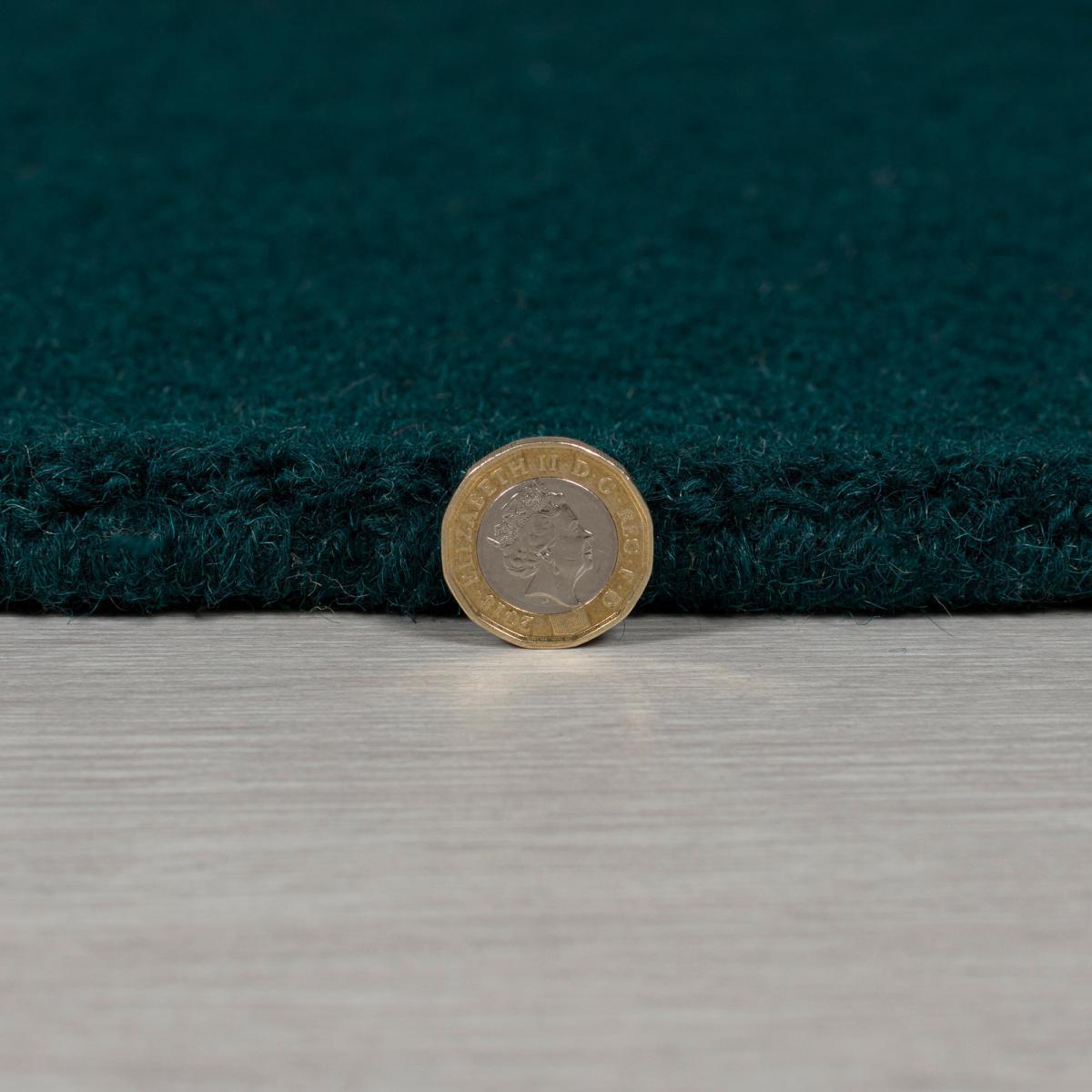 Rebel Wool Hexagon Rug Blue – image 3