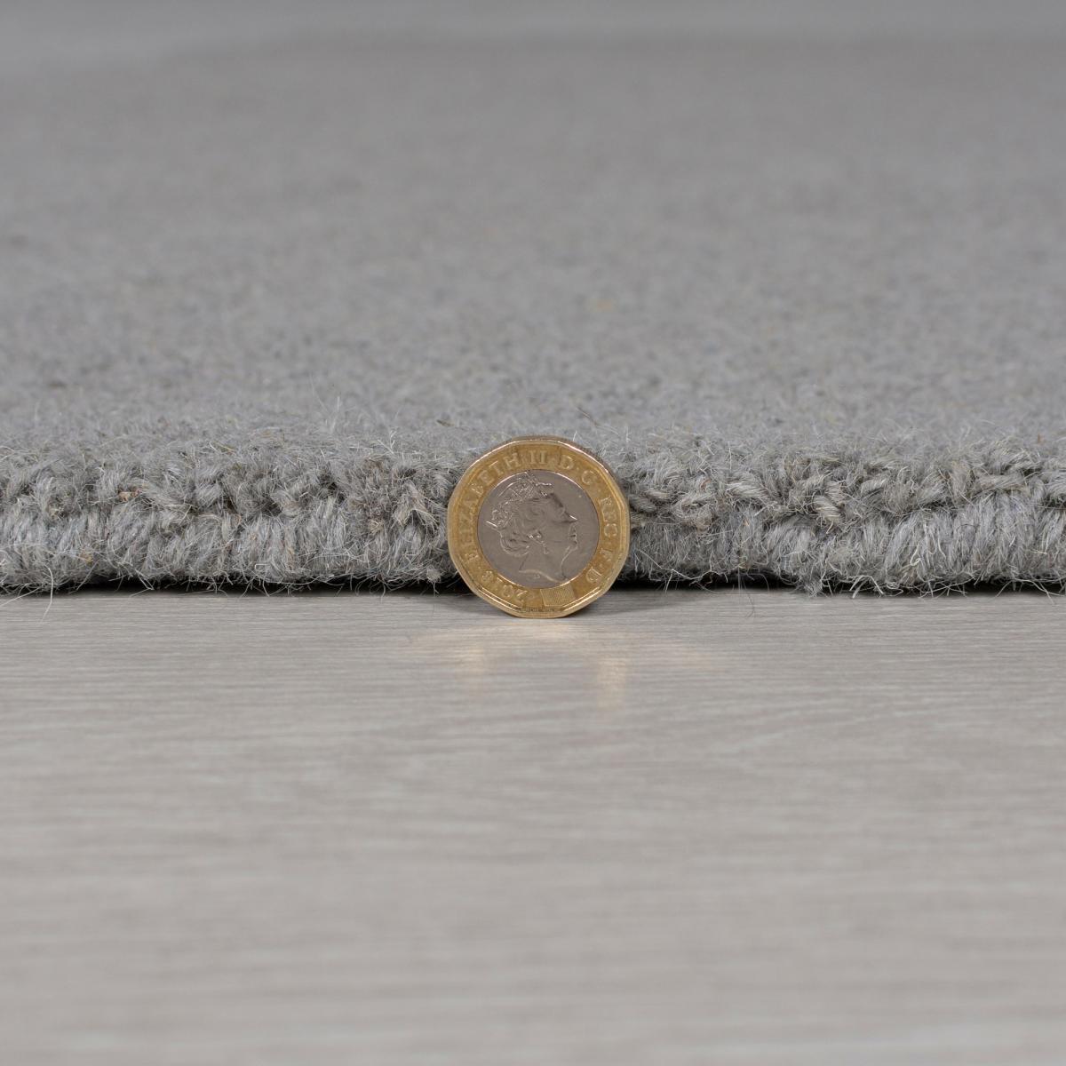 Rebel Wool Hexagon Rug Blue – image 9