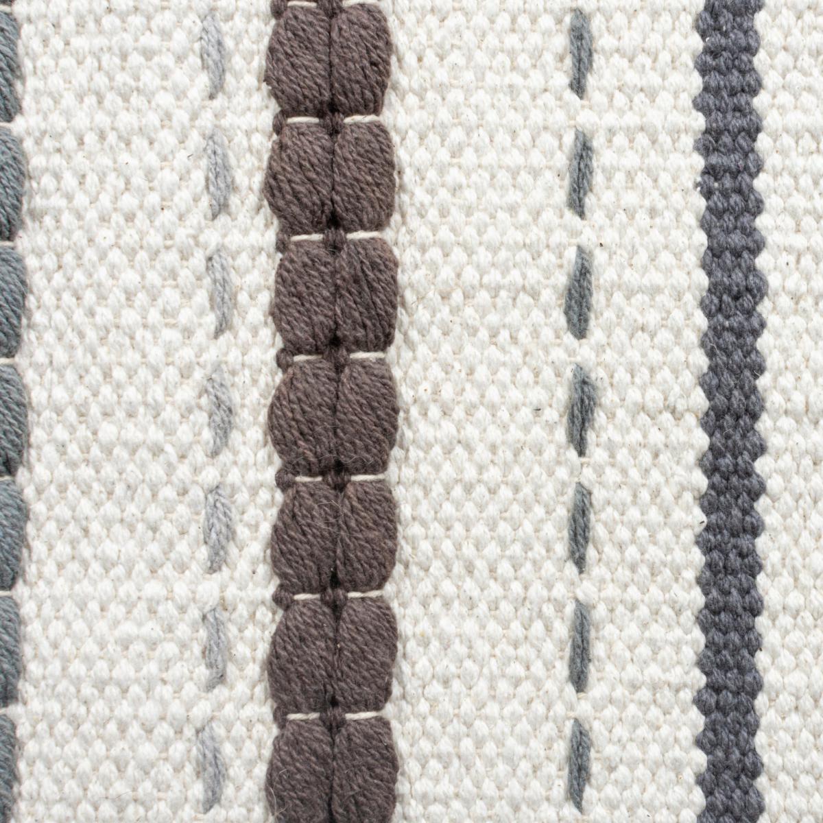 Rowan Stripe Rug Cream – image 4