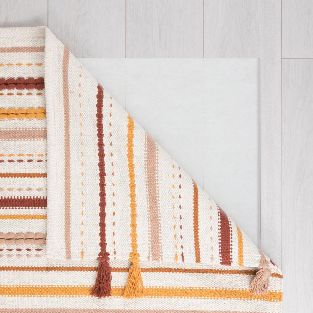 Rowan Stripe Rug Cream – image 7