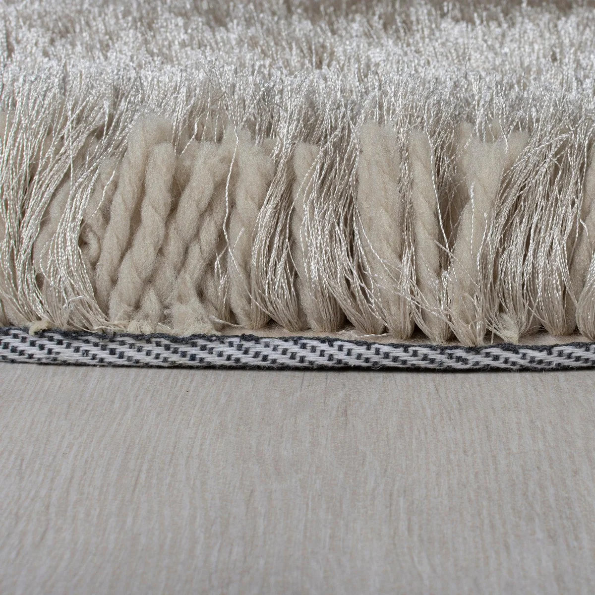 Jewel Shaggy Round Rug Jewel Natural – image 4