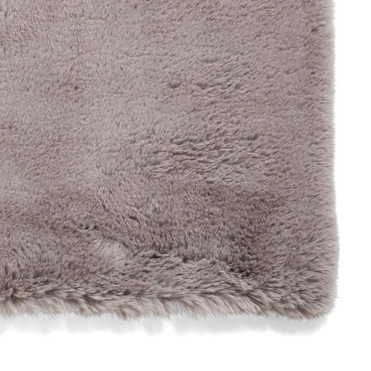Super Teddy Rectangle Rug Grey – image 4