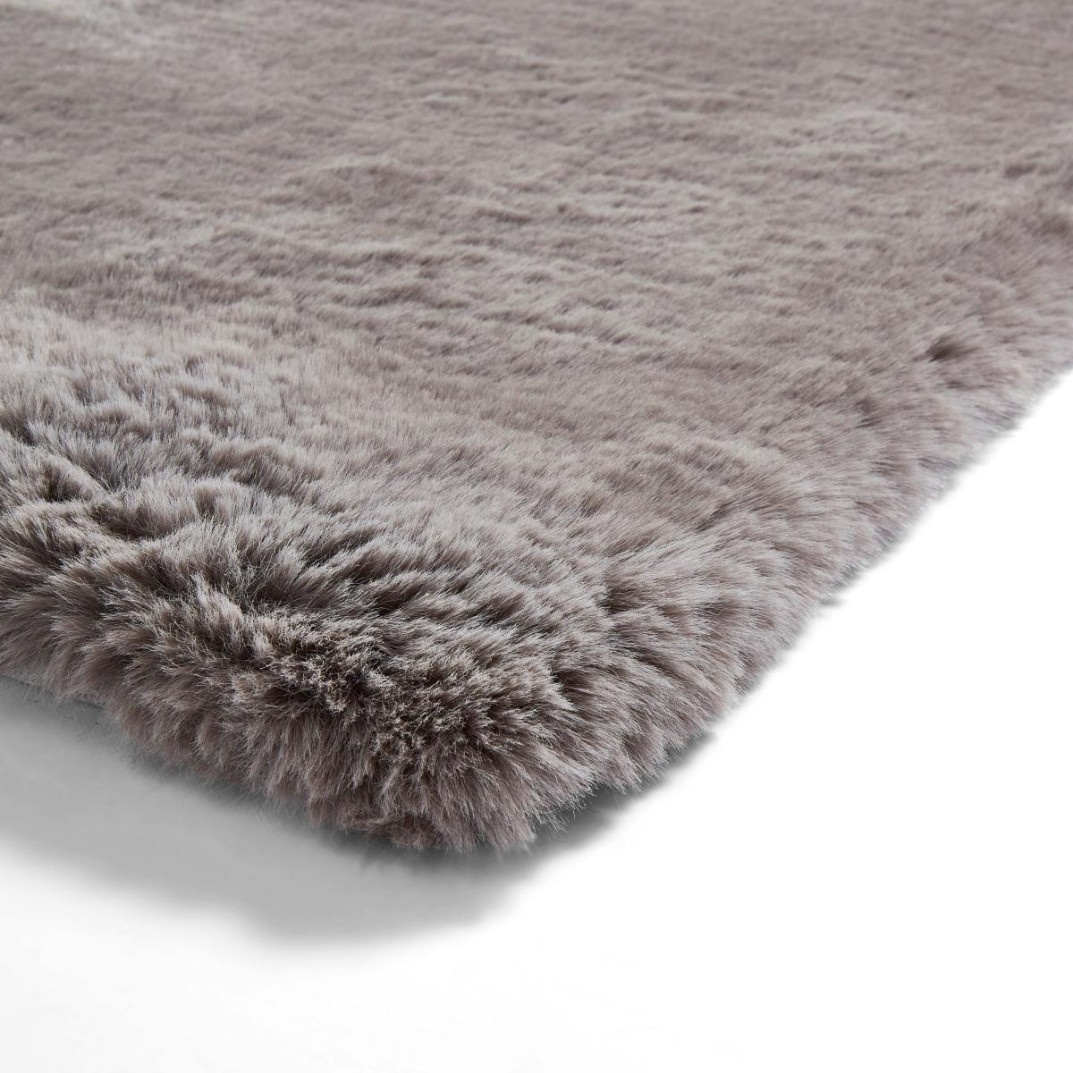 Super Teddy Rectangle Rug Grey – image 6