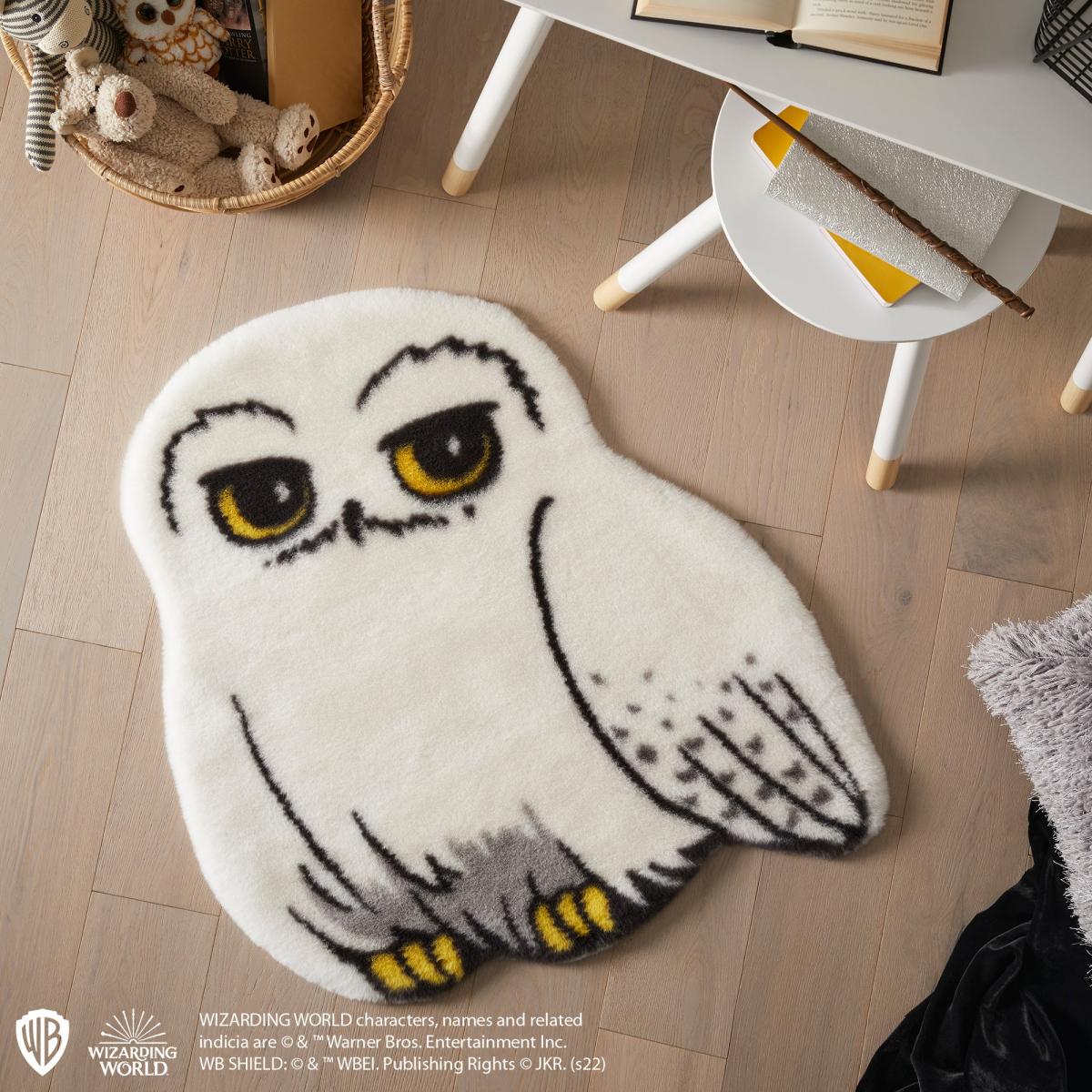 Harry Potter Hedwig Faux Fur Rug White – image 1