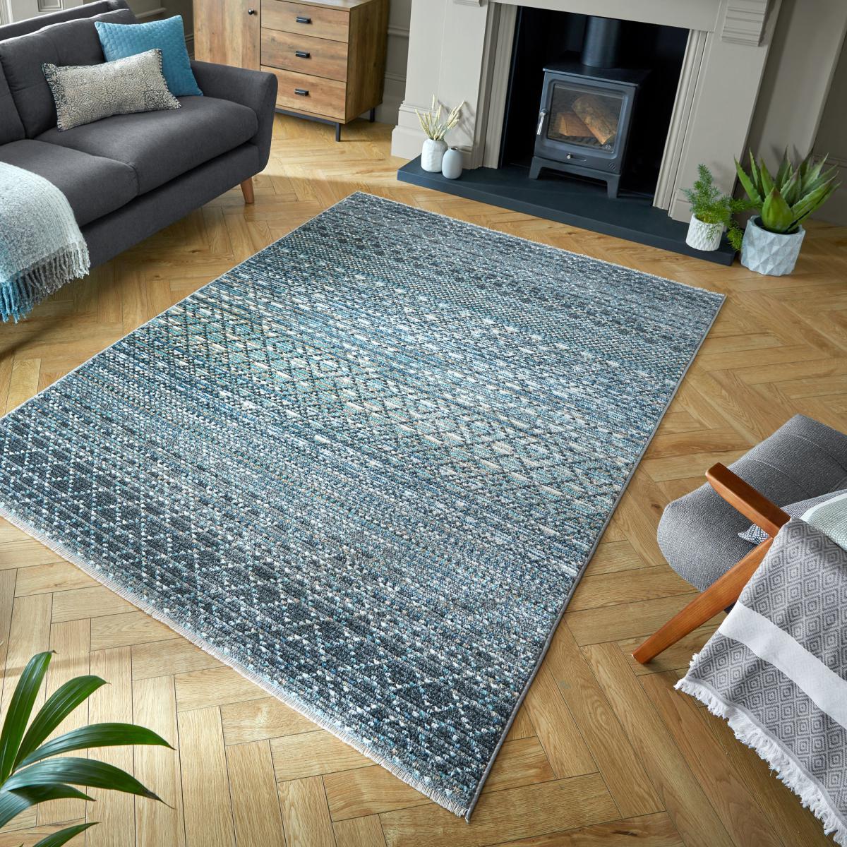 Miguel Rug Grey, Brown and White – image 2