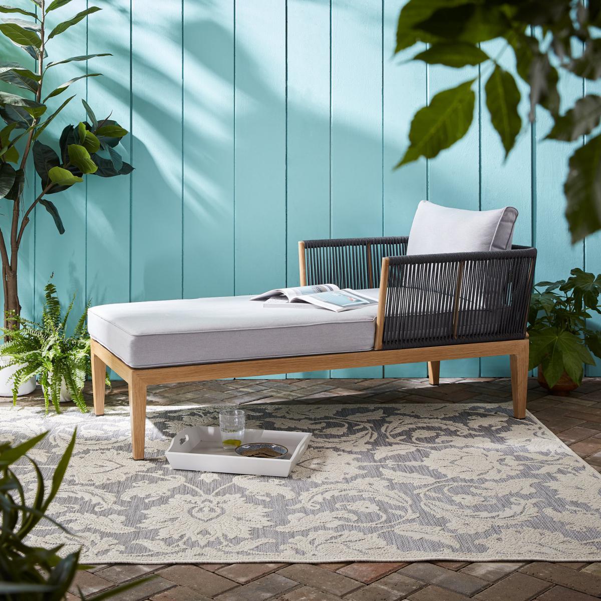 Jasmine Indoor Outdoor Rug Grey – image 1