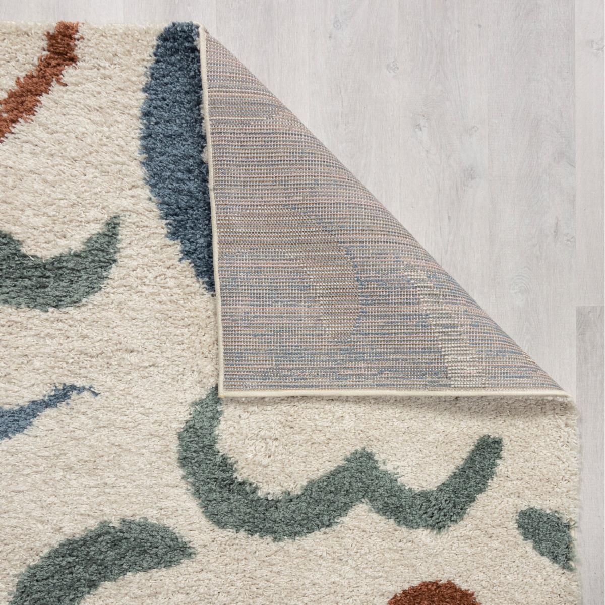 Squiggle Berber Rug MultiColoured – image 3