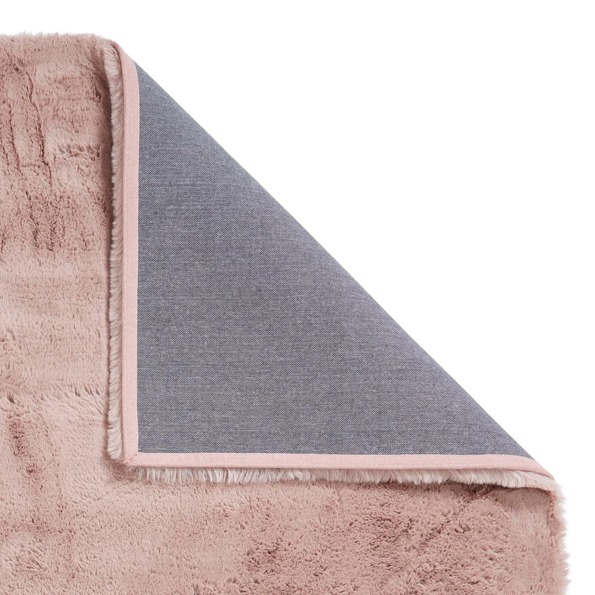 Super Teddy Rectangle Rug Pink – image 4