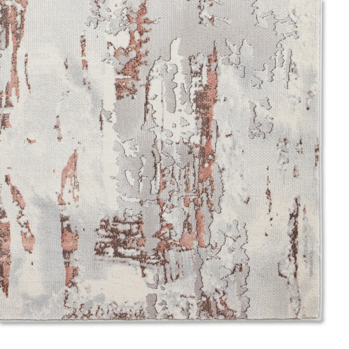 Apollo Marble Effect Washable Rug Rose – image 7