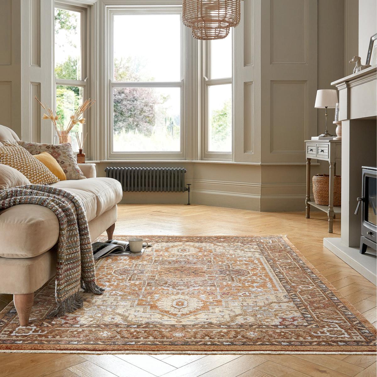 Dahria Traditional Rug Dahria Traditional Gold – image 1