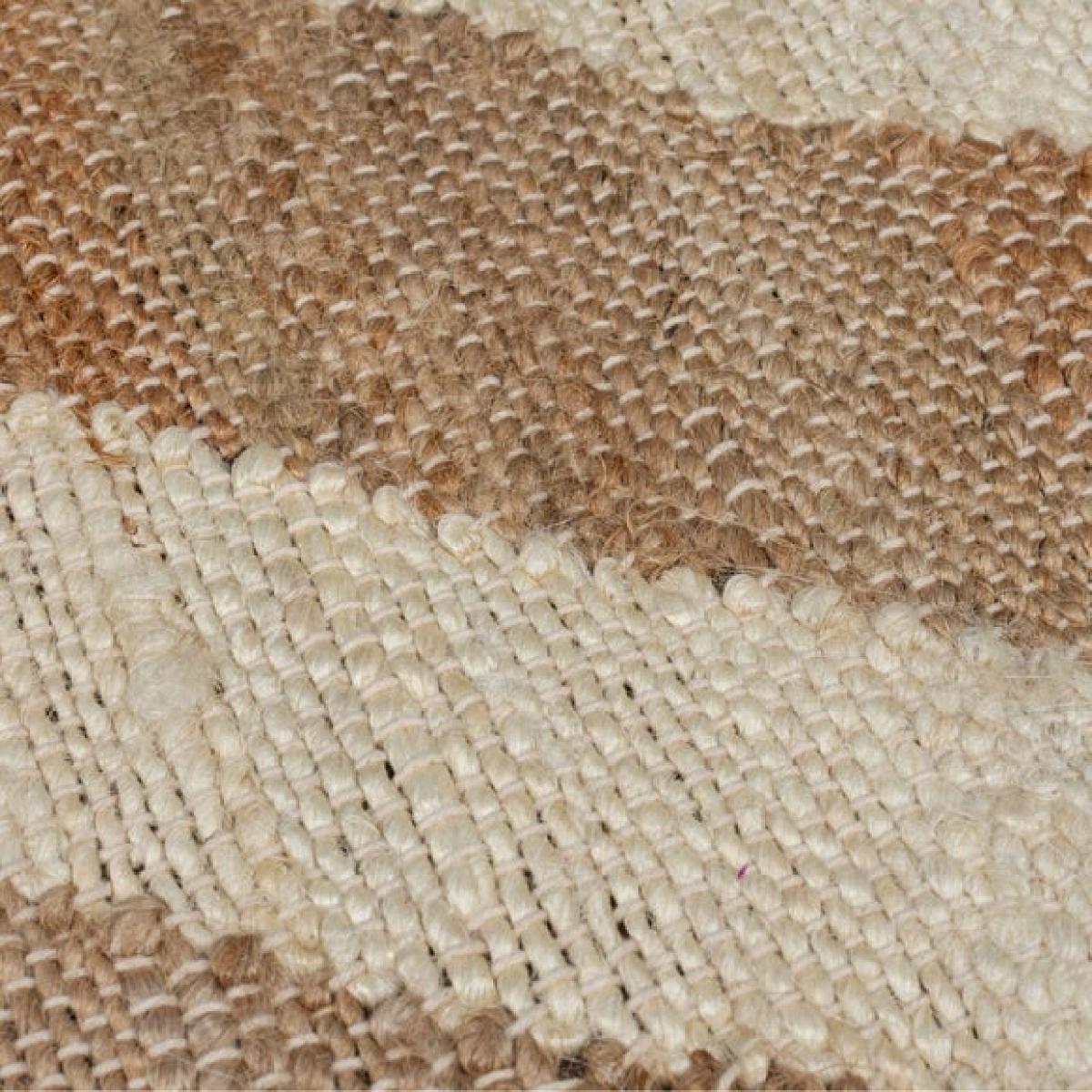 Zebra Patterned Jute Rug – image 2