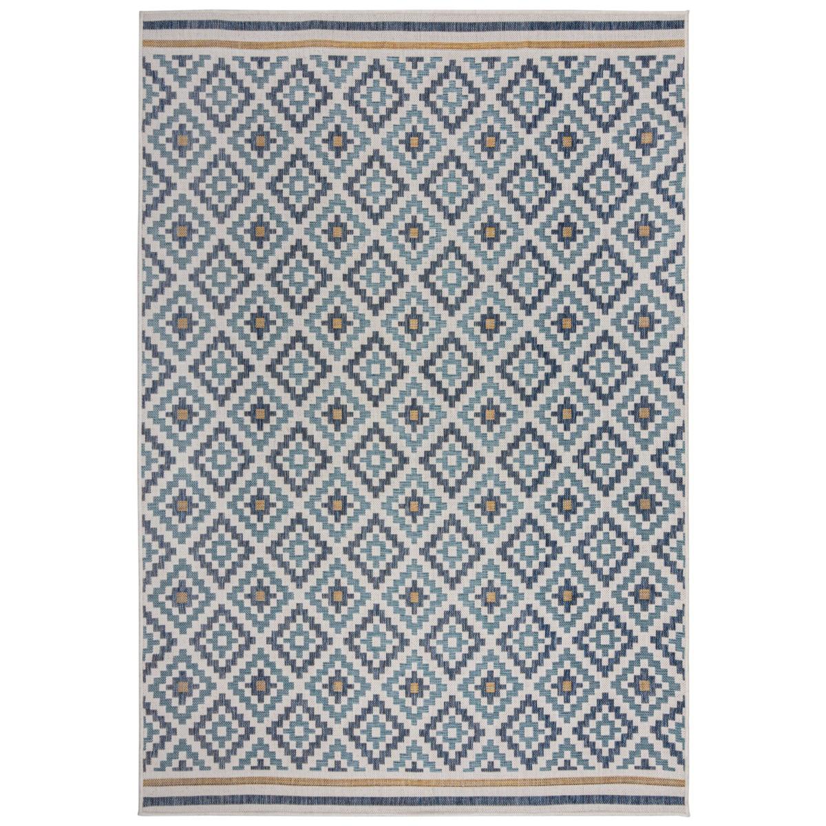 Geometric Tile Indoor Outdoor Rug – image 5