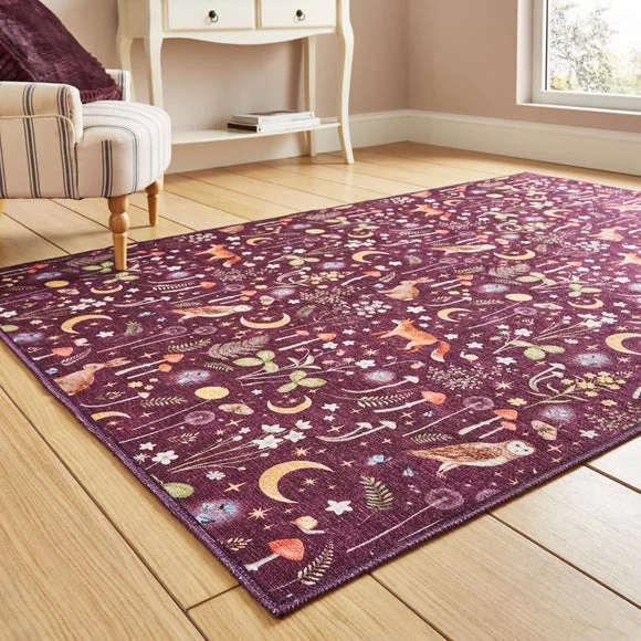 Catherine Lansfield Twilight Animals Rug – image 6