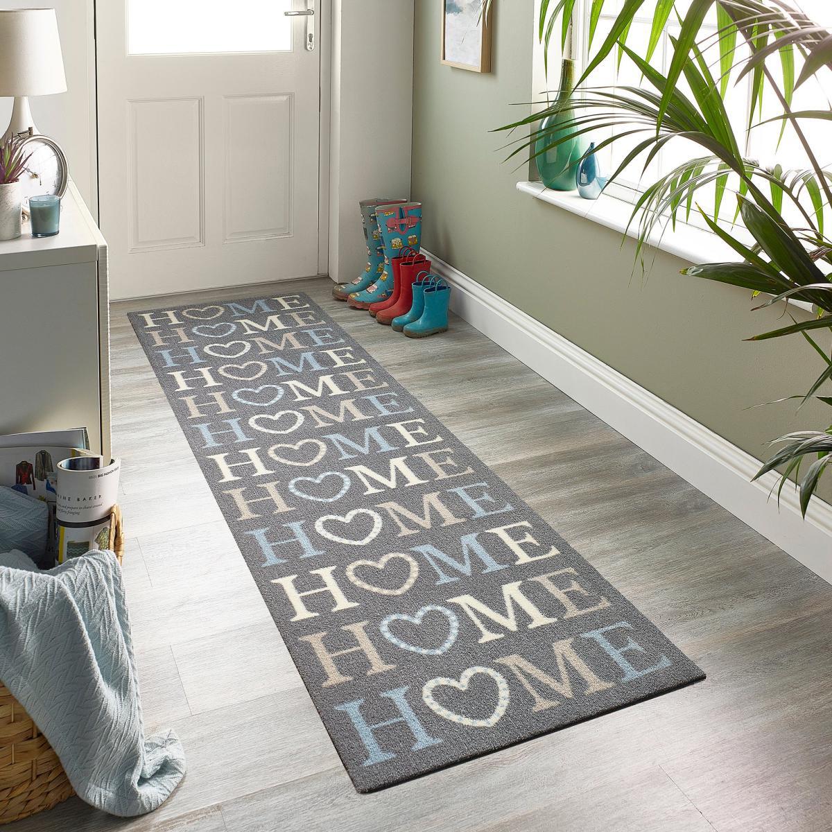 Marvel Home Washable Runner Black, Cream and Blue – image 1